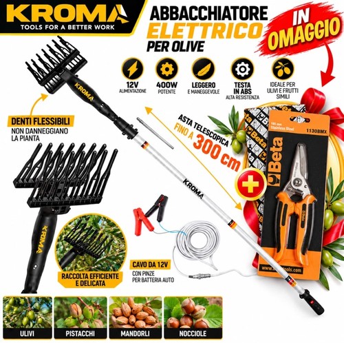 Abbacchiatore olive kroma 400w - olive,