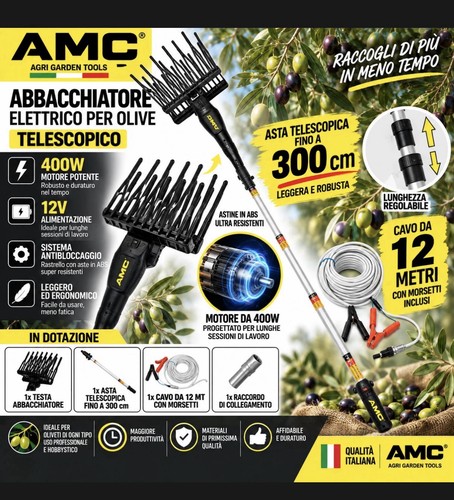 Abbacchiatore olive amc 12v - amc,