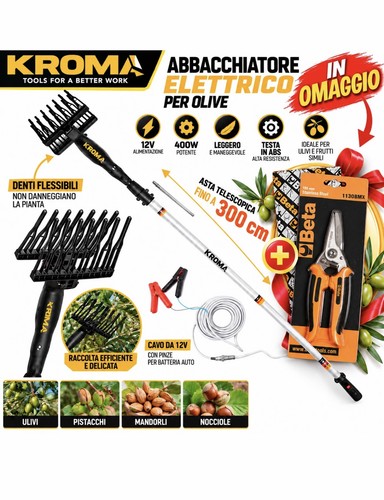Abbacchiatore olive kroma 400w - kroma,
