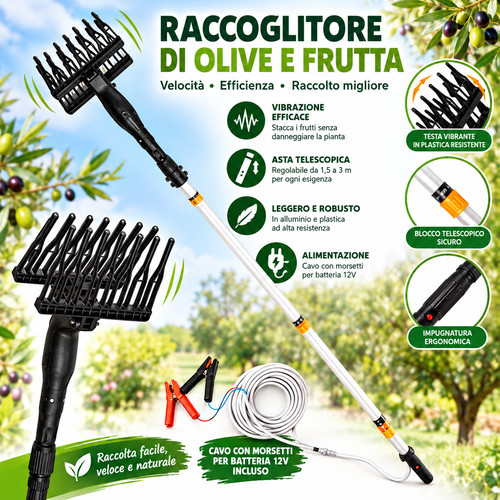 Abbacchiatore scuotitore - e,